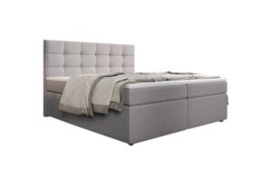 Expedo Čalouněná postel boxspring SALMA + vrchní matrace