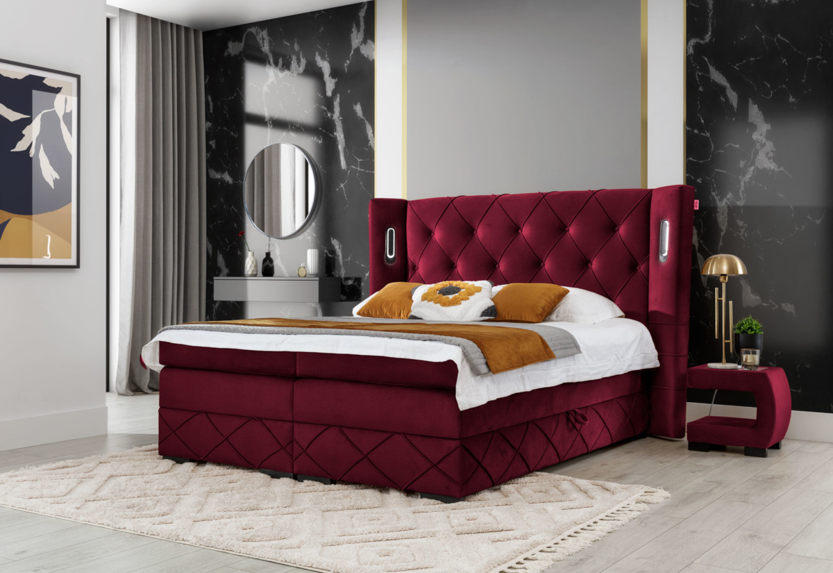 Expedo Čalouněná postel boxspring SONO