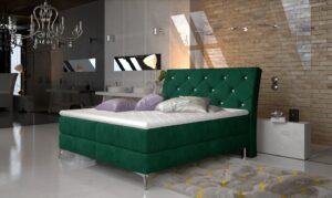 Artelta Manželská postel ADEL Boxspring | 140 x 200 cm barevné provedení: Kronos 19