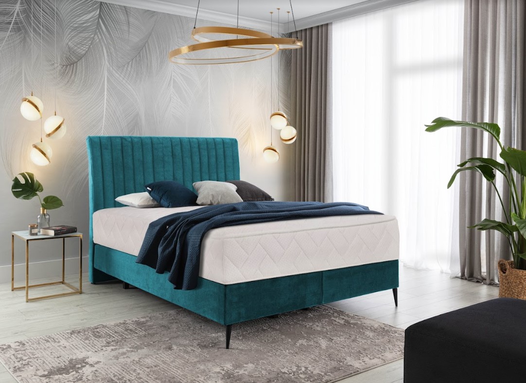 Artelta Manželská postel BLANCA Boxspring | 140 x 200 cm Barva: Lukso 38