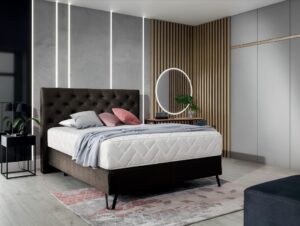 Artelta Manželská postel CORTINA Boxspring | 140 x 200 cm Barva: Nube 22