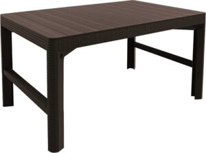 KETER Zahradní stůl ONLY rattan | hnědá
