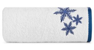 ArtFir Vánoční ručník CAROL 01 | bílá 50 x 90 cm