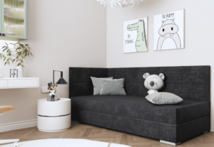 ArtBed Dětská postel TOMAR III | grafit 90 x 200 cm