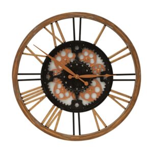 ArtFir Nástěnné hodiny 63 | černá 50 cm