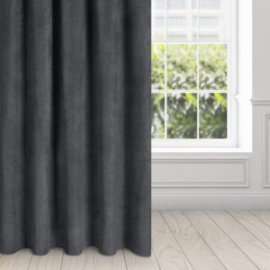 ArtFir AMAYA HOTOVÝ ZÁVES NA PÁSCE 140x250 cm ČERNÁ