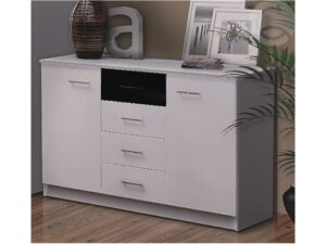 ArtStol Komoda DUBAJ | bílá/černá
