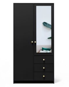 ArtStol Šatní skříň SIENA D2 | černá