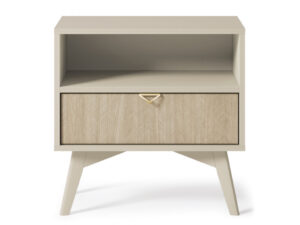 ArtPS Noční stolek TIMBER S54 | béžová