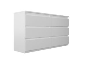 ArtAJ Komoda MAIKII 2 | bílá 140 cm