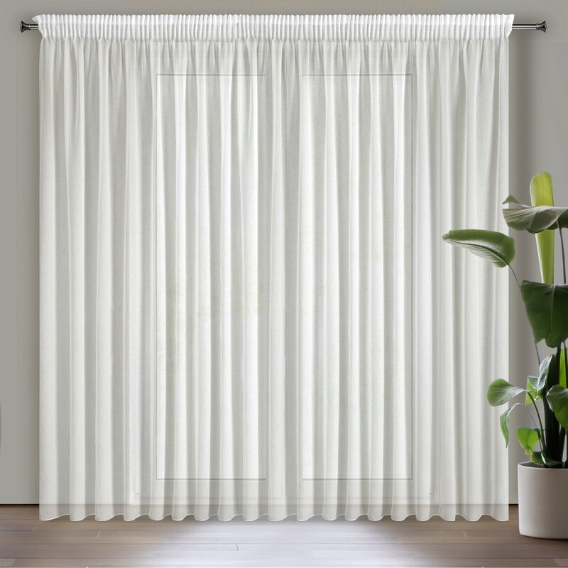 ArtFir Záclona MARGO P | bílá 300 x 270 cm