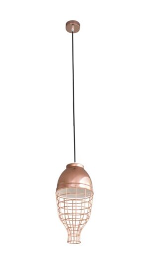 ArtFir Závěsná lampa LUCY 01 | měděná 20 x 21 cm