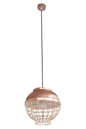 ArtFir Závěsná lampa LUCY 02 | měděná 30 x 12 cm