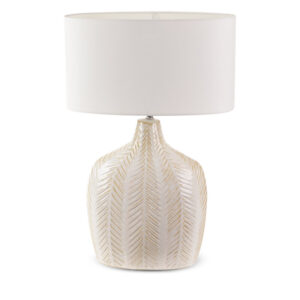 ArtFir Stolní lampa LIZA 01 | krémová 38 x 18 x 58 cm