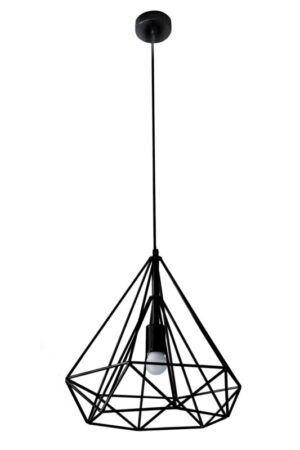 ArtFir Závěsná lampa WIRE 03 | stříbrná 36 x 62 cm