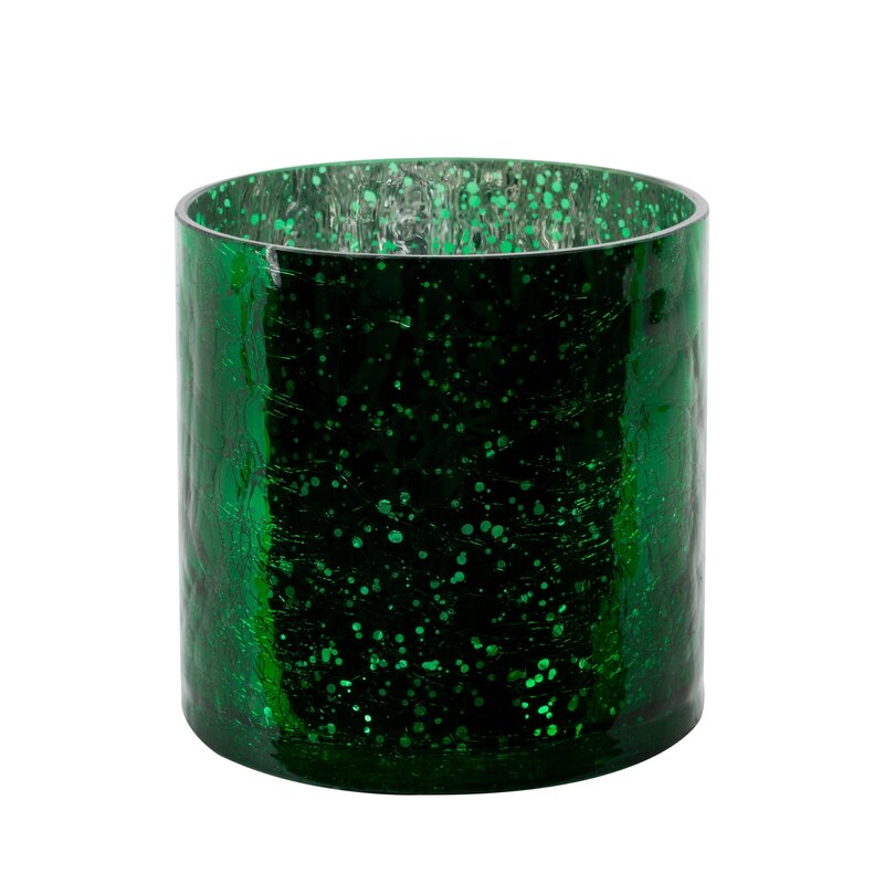 ArtFir Skleněný obal na květináč VERRE 3 | zelená 12 cm