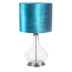 ArtFir Stolní lampa KIM 02 | tyrkysová 32 x 61 cm
