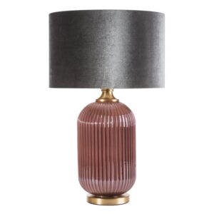 ArtFir Stolní lampa MARITA 03 | šedá 41 x 65 cm