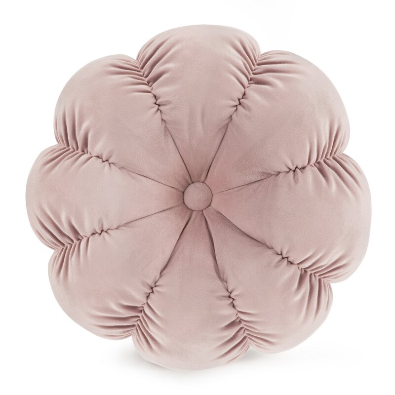 ArtFir Polštář FLOWER 41 | pudrově růžová 37 cm