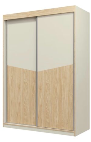 ArtAdrk Šatní skříň ATSON | dub/béžová 150 cm
