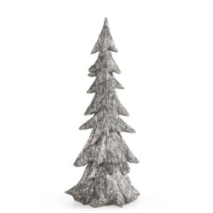ArtFir Vánoční dekorace STROMEK 189 | stříbrná 18 x 16 x 44 cm