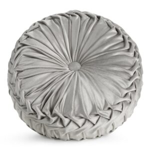 ArtFir Polštář VELVET 95 | stříbrná 40 cm