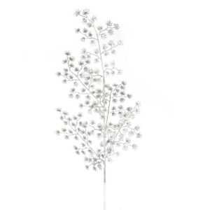 ArtFir Vánoční větvička 70 | stříbrná 70 x 20 cm