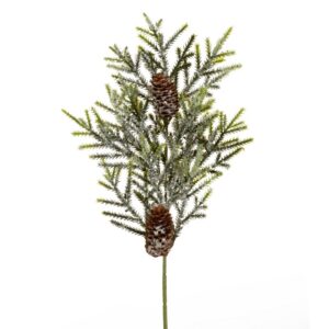 ArtFir Vánoční větvička 59 | zelená 30 x 20 cm