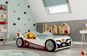 Artplast Dětská postel formulka MONZA | mini 90 x 190 cm Barva: Bílá