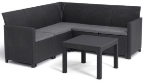 KETER Zahradní set MARIANNE 5 corner small table | grafit