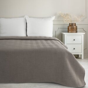 ArtFir Přehoz na postel PREMIUM 3 | popelavá 170 x 210 cm