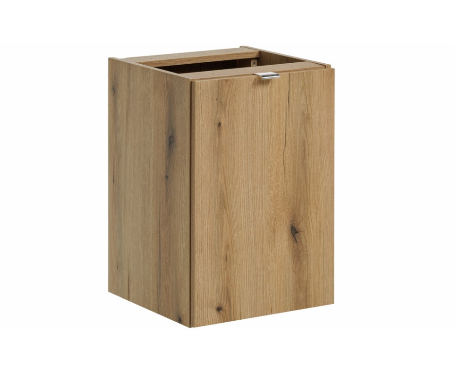 ArtCom Závěsná skříňka do koupelny NOVA Oak 81-40-1DK | s košem 40 cm