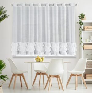 ArtFir Záclona DANI 2 K | bílá 300 x 150 cm