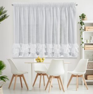 ArtFir Záclona DANI 2 P | bílá 400 x 150 cm