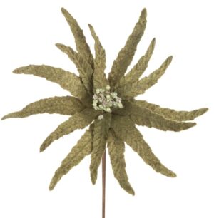 ArtFir Vánoční květ 257 | zelená 32 x 22 cm