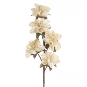 ArtFir Umělý květ FLORE 741 | krémová 62 cm