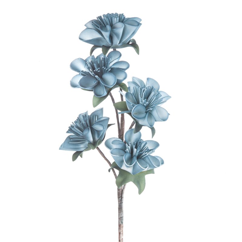 ArtFir Umělý květ FLORE 741 | modrá 62 cm