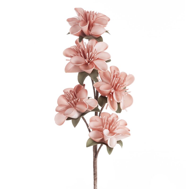 ArtFir Umělý květ FLORE 741 | růžová 62 cm