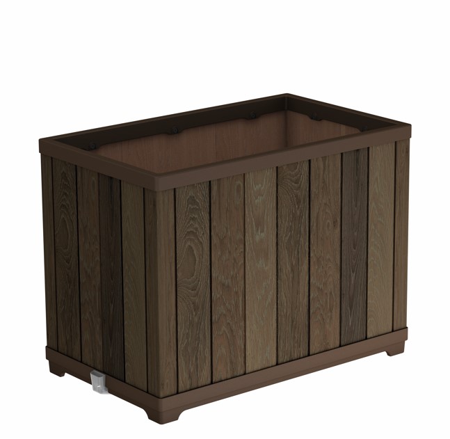 KETER Zahradní květináč DECO BLOCK TALL PLANTER