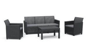 KETER Zahradní set CLARA 5 big table | grafit