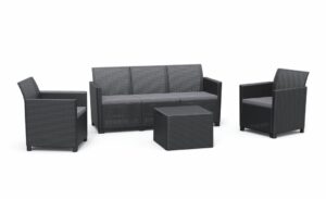 KETER Zahradní set CLARA 5 storage table | grafit