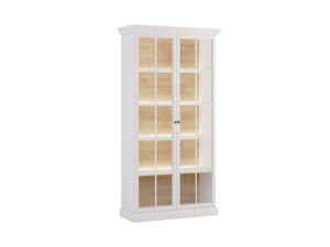 ArtGal Vitrína TOSCA WHITE W2D