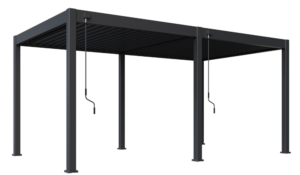 ArtRoja Bioklimatická hliníková pergola INTRO NEO volně stojící | antracit 5