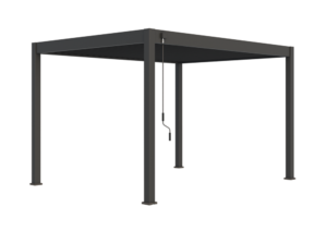 ArtRoja Bioklimatická hliníková pergola INTRO PLUS volně stojící | antracit 4 x 3 m