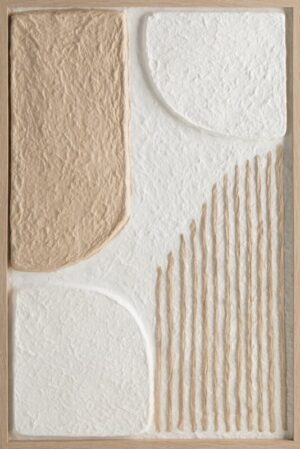 ArtFir Obraz ART 601 | bílá/béžová 40 x 60 cm