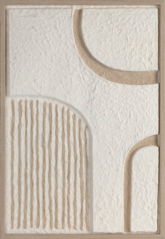 ArtFir Obraz ART 601 | bílá/béžová 40 x 60 cm