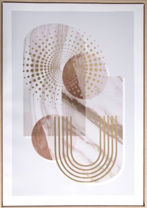 ArtFir Obraz ART 609 | béžová/zlatá 50 x 70 cm