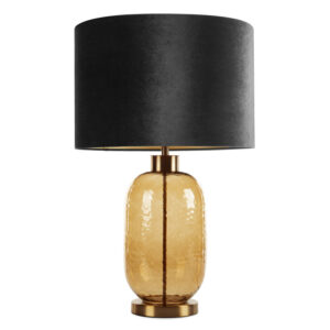 ArtFir Stolní lampa NELLY | černá/zlatá 46 x 69 cm