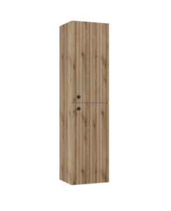 ArtDef Vysoká skříňka do koupelny RIETTI OAK EVOKE C35