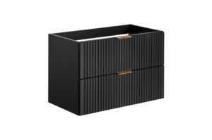 ArtCom Skříňka pod umyvadlo ADEL Black 82-80 | 80 cm | smontovaná